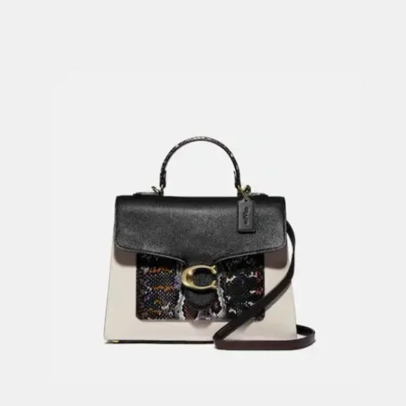 ❤️SOLD❤️ Coach Tabby Top Handle In Colorblock Snakeskin - Picture 10 of 13